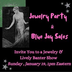 Join us for jewelry, trinkets, and conversation. 🌹